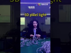 Полный цвет RGB 3D пиксельные светодиодные кристаллические лампы интерактивные для украшения