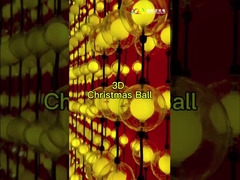 Рождественский мяч 3D Pixel Led 50 Рождественская елка полный цвет водонепроницаемая