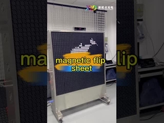 Магнитный экран Flip Dot для выставочного зала станции